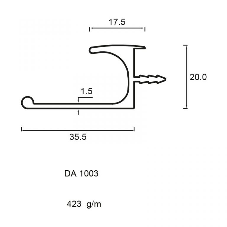 Mobilya Profilleri Diston Alüminyum